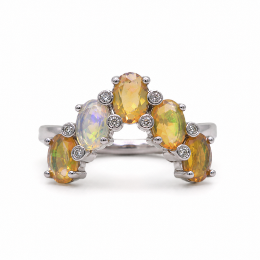 Anillo Aurora de Ópalo