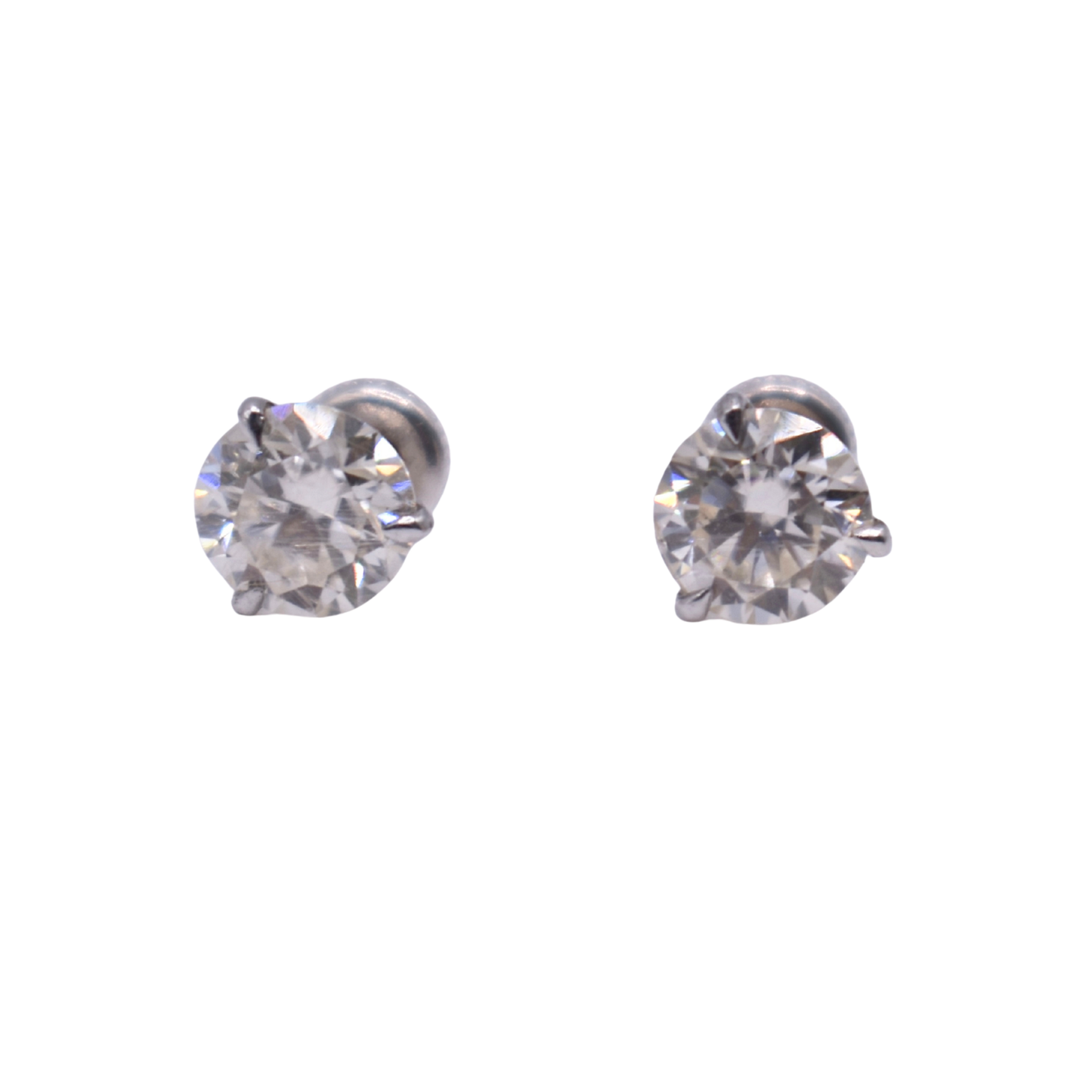 Studs Moissanita Classic 2 CT
