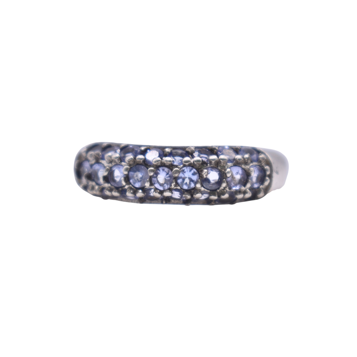 Anillo Pavé de Tanzanita