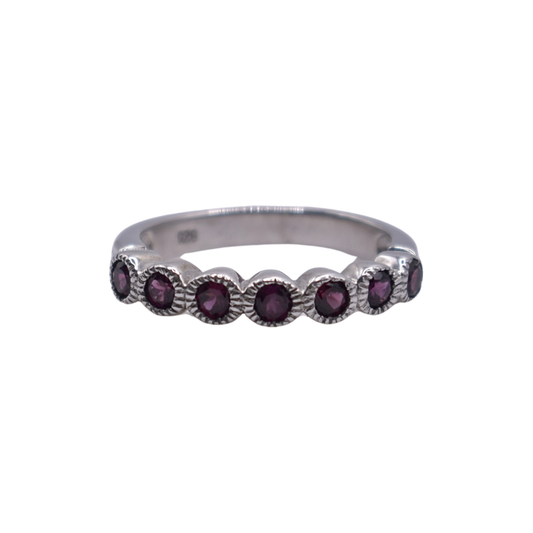 Anillo Granada de Rodolita