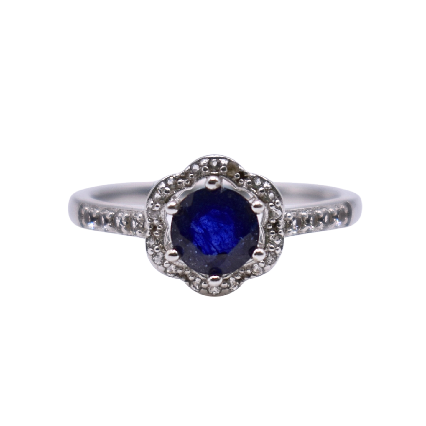 Anillo Nomeolvides de Zafiro