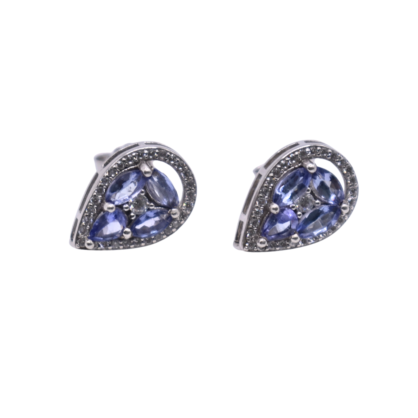Aretes Gota de Tanzanita